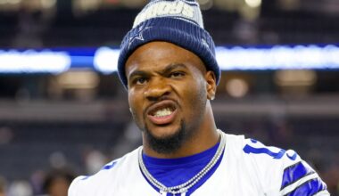 Micah Parsons caught up in embarrassing moment on live NFL game broadcast during Dallas Cowboys contract dispute