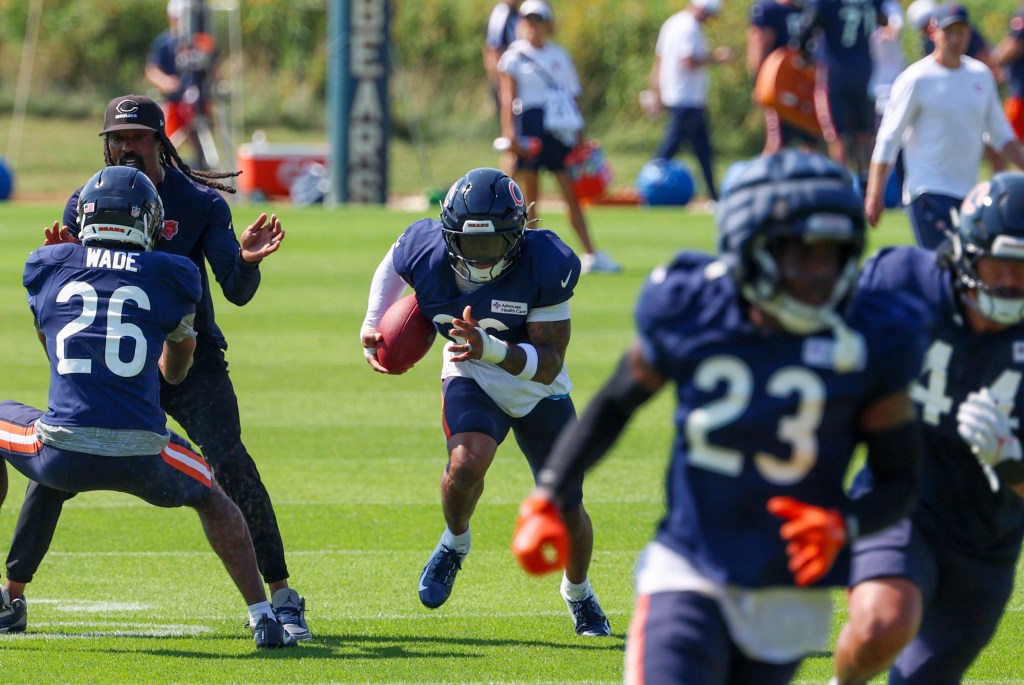 Chicago Bears' joint practice with Miami Dolphins at Halas Hall