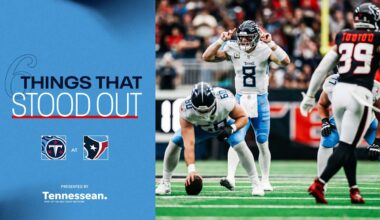 Six Things That Stood Out for the Titans in Sunday's Win Over the Texans