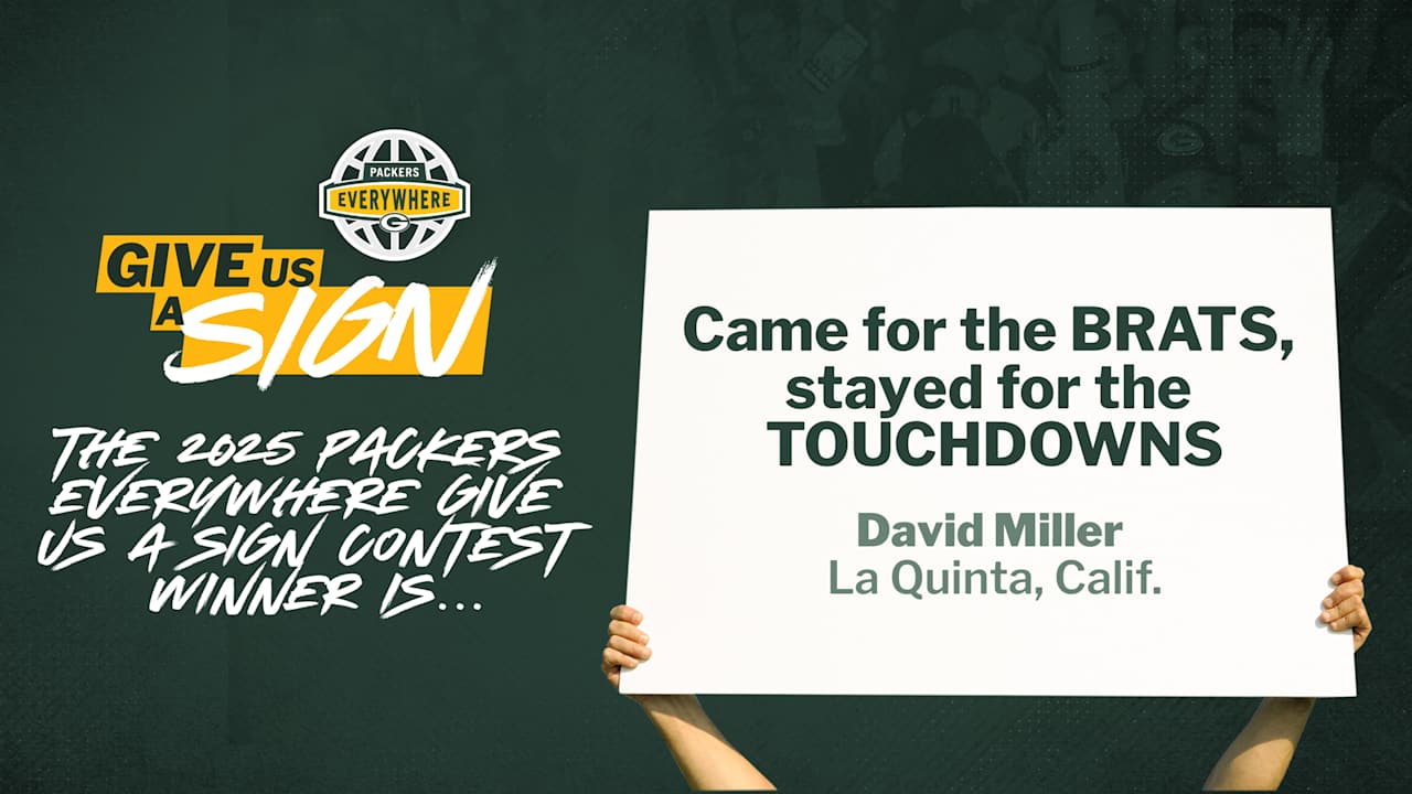 ‘Packers Give Us a Sign Contest’ winner chosen