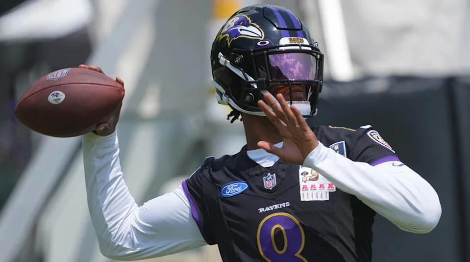 Two-time NFL MVP Lamar Jackson is the betting favorite to win his third this season.Mitch Stringer-Imagn Images