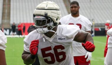 Cardinals' Darius Robinson is having fun in Year 2...