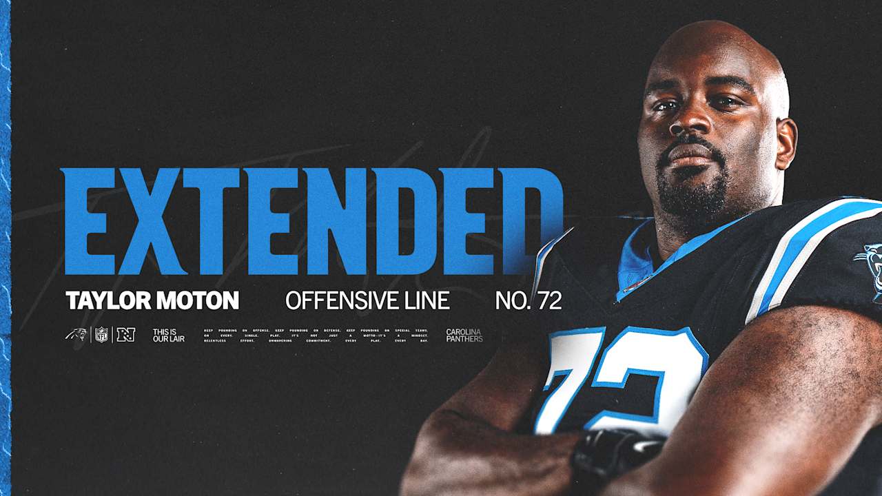 Panthers extend veteran right tackle Taylor Moton