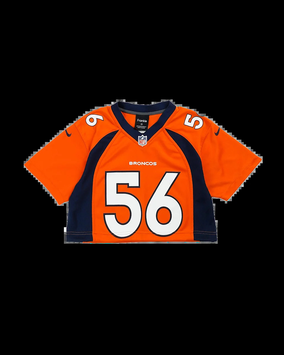 Rework Crop Denver Broncos NFL Jersey - XS