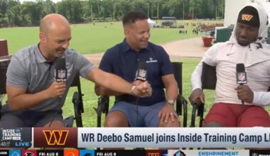 NFL reporter has awkward Deebo Samuel moment after revealing finger injury
