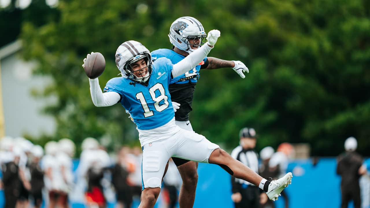 Jalen Coker shows up in every period 