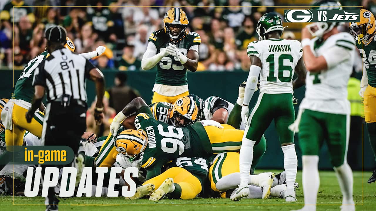 Jets lead Packers 17-3 at halftime