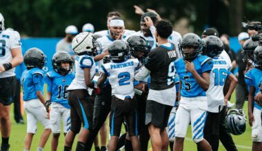 Panthers reminded of "their why" while hosting PAL youth team Tuesday