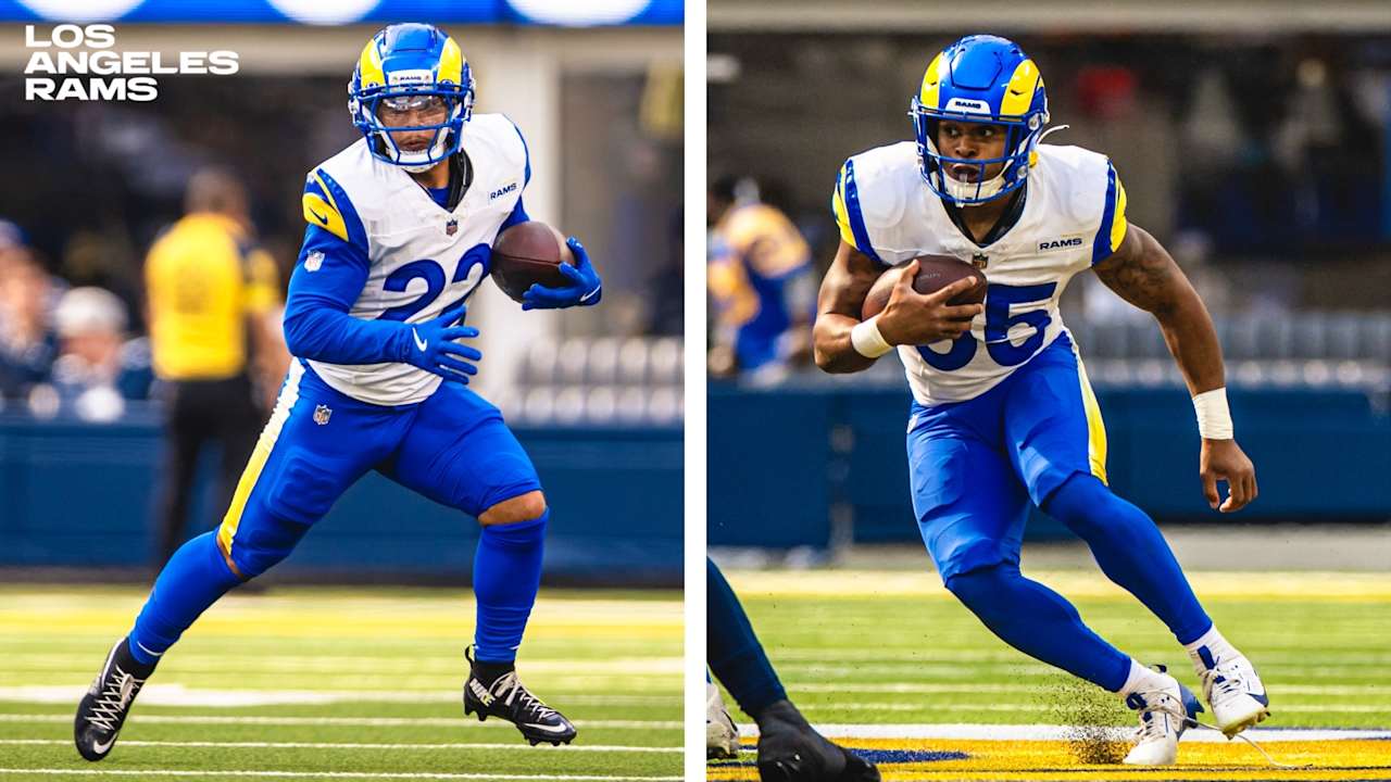 Rams running backs Blake Corum and Jarquez Hunter welcome beneficial live game reps in preseason