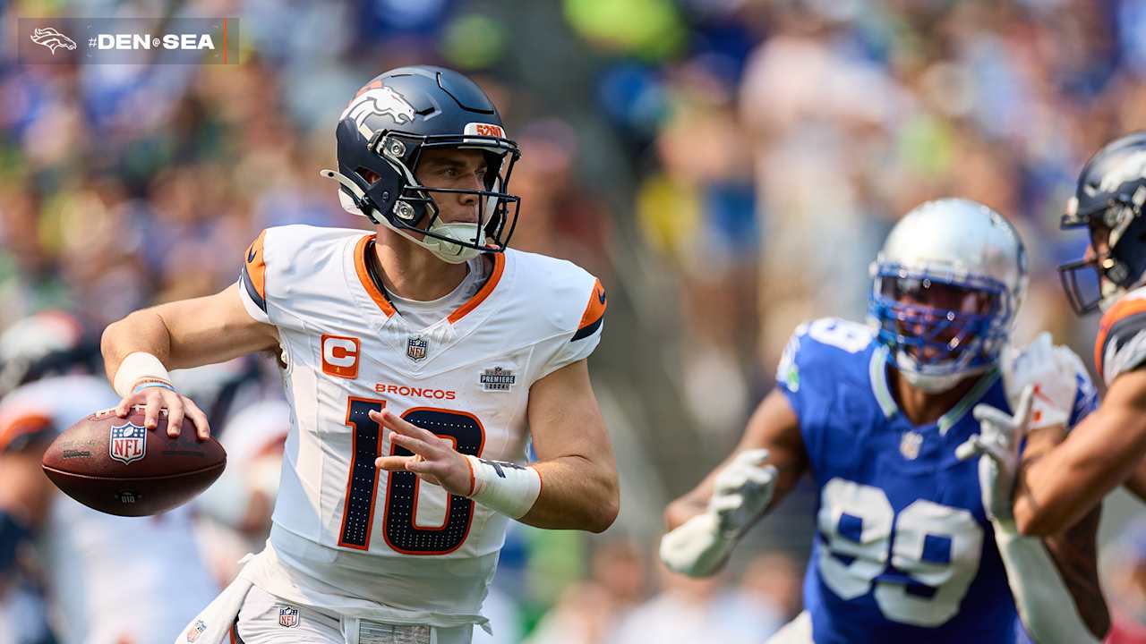 QB Bo Nix battles in first NFL start, gives Broncos a chance late