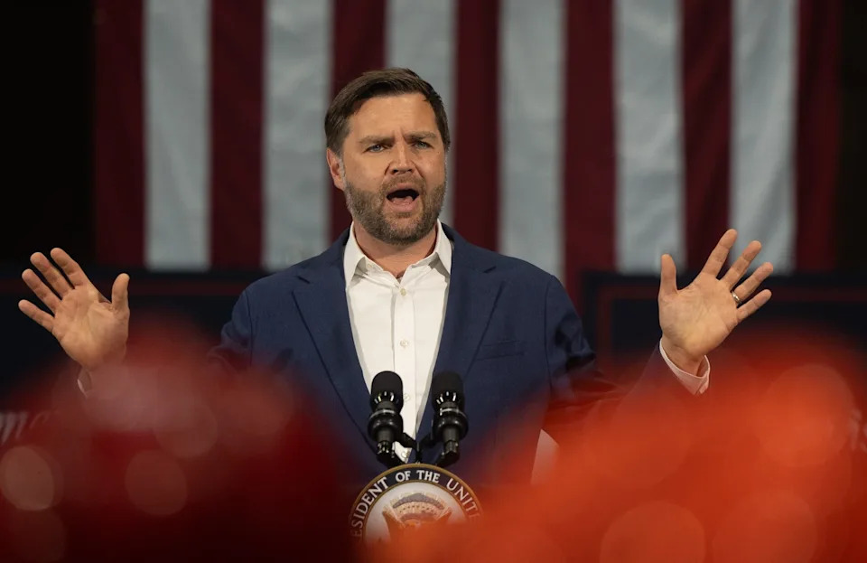 Vice President JD Vance visited Metallus in Canton on Monday, July 28.