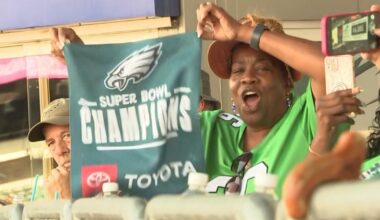 At Philadelphia Eagles' open practice, fans express optimism about 2025 season