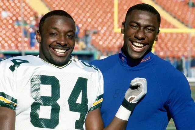 Tony Tomsic via AP Sterling and Shannon Sharpe