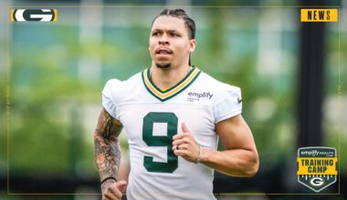 With his head up, Christian Watson keeping hopes high