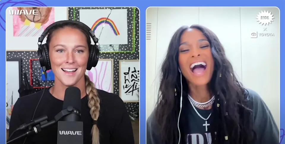 Kylie Kelce and Ciara spoke about the rivalries within the NFC East on “Not Gonna Lie.” YouTube