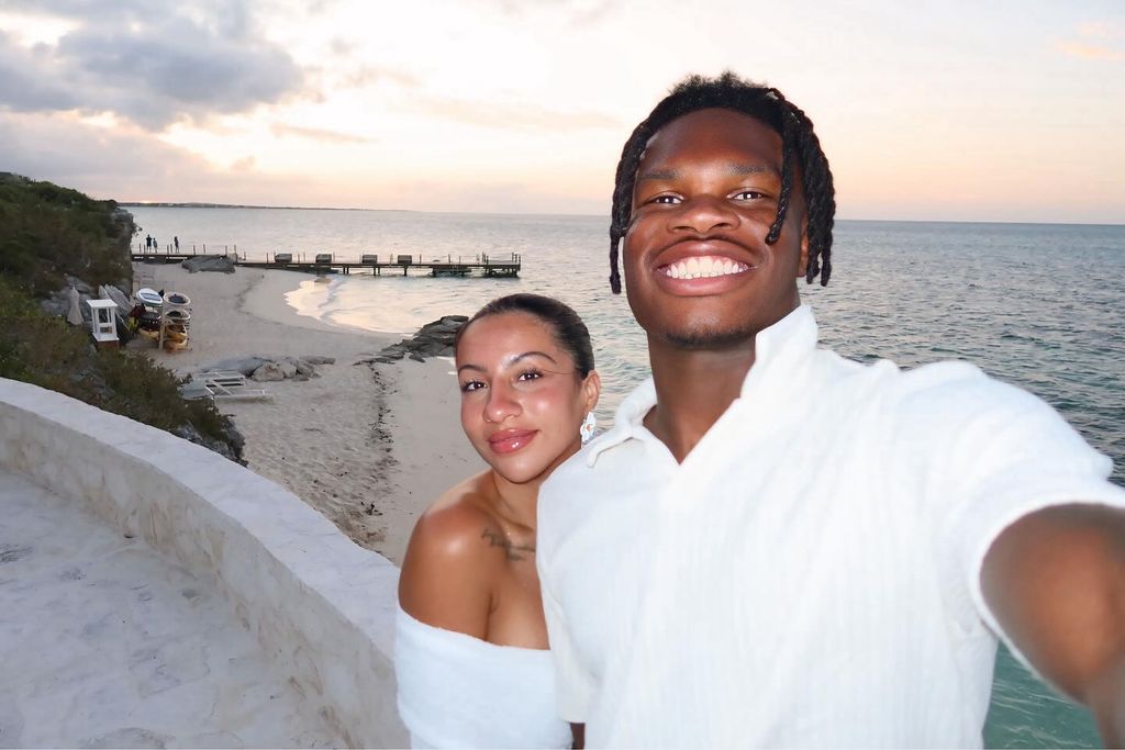 travis hunter and leanna lenee by the sea