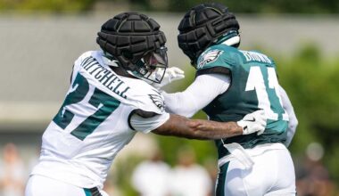 Is A.J. Brown vs. Quinyon Mitchell the best Training Camp battle?