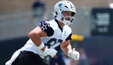 Cowboys TE Jake Ferguson, RB Jaydon Blue suffer practice injuries as Dallas fine-tunes culture of physicality