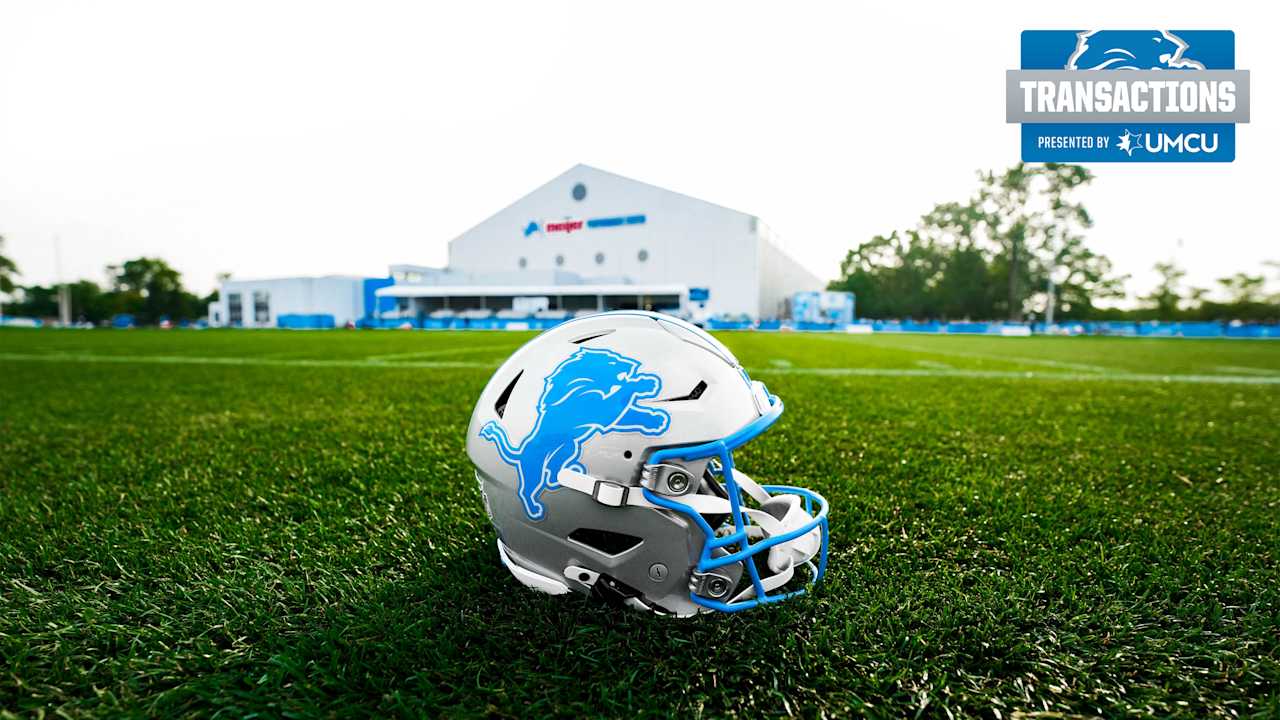 Detroit Lions announce roster moves