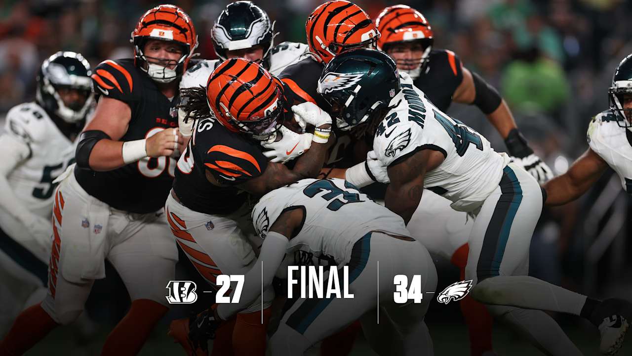 Game Recap: Eagles 34, Bengals 27 | August 7, 2025
