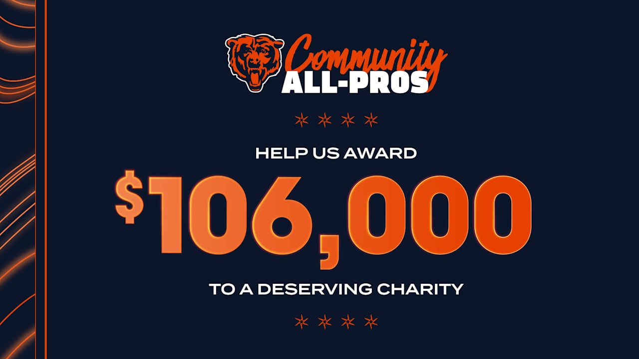 Chicago Bears open 2025 Community All-Pros $106,000 grant applications 