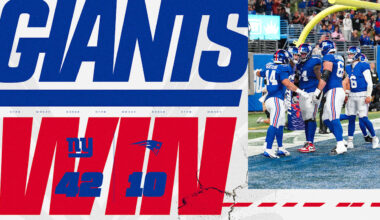 Giants defeat Patriots 42-10, finish preseason 3-0