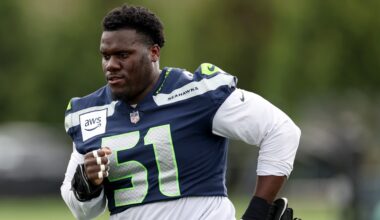 The latest Seattle Seahawks injury updates, including Tyrice Knight and Olu Oluwatimi