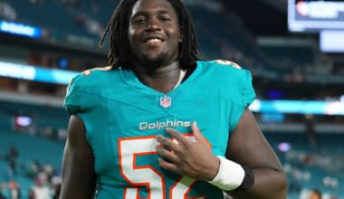 Miami Dolphins tackle Patrick Paul talks trash, looks to ‘whoop’ on Bears in Preseason Week 1
