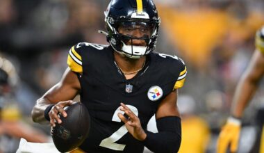 Justin Fields to start for the Steelers against Atlanta Falcons