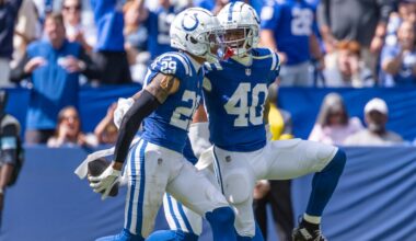 Colts injury update: Reinforcements return for depleted cornerback room