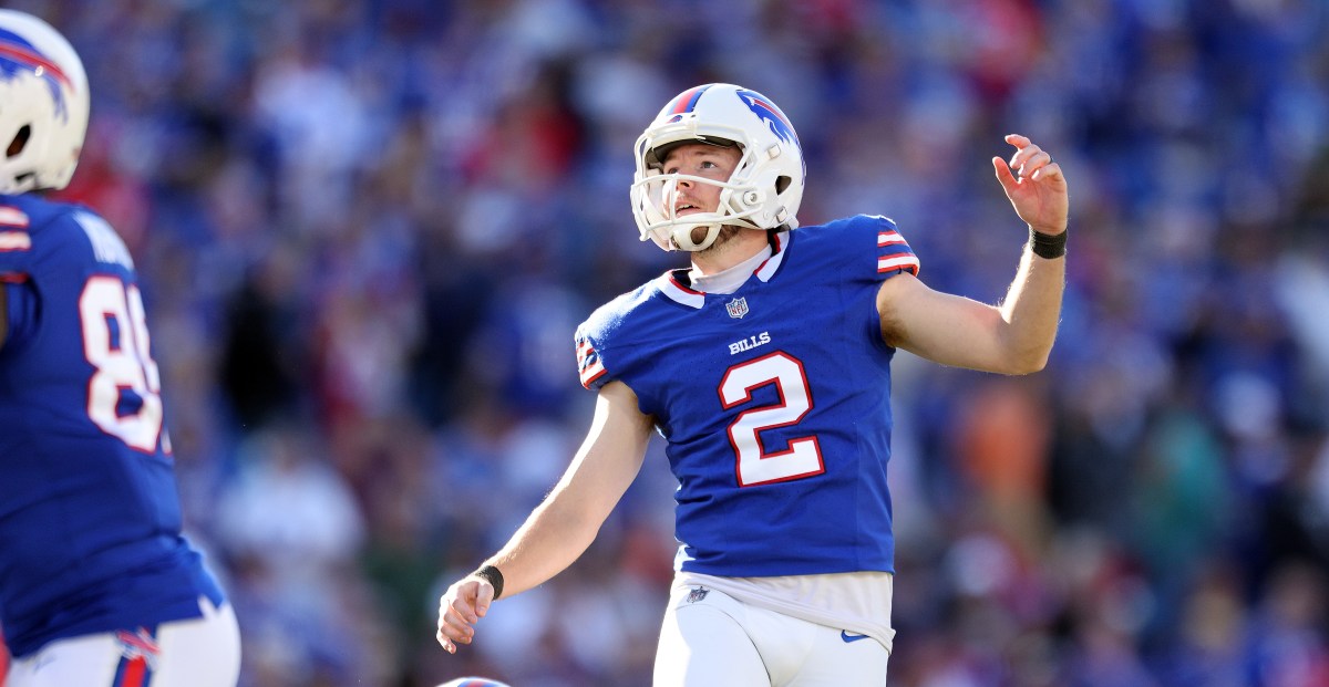 Injuries have Buffalo Bills RB Ray Davis filling in for K Tyler Bass