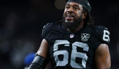 Raiders 2025: Dylan Parham locked in at left guard