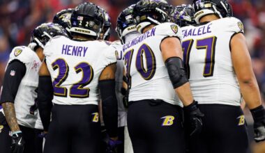HC John Harbaugh: Ravens starting offensive line is set