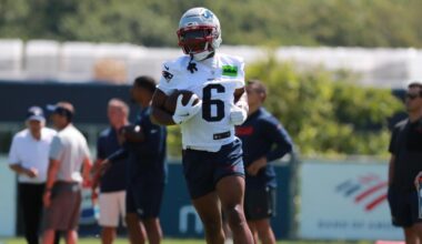 Patriots training camp recap: Javon Baker sees increased reps with Drake Maye