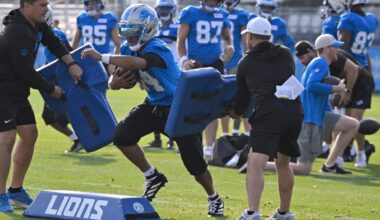 Lions vs. Texans joint practice live updates
