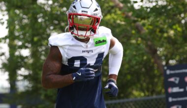 Patriots links: ‘Tis better to receive: Pats keep 8 WRs