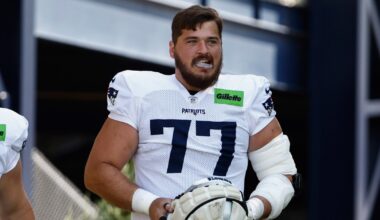 Ben Brown increasingly factoring into Patriots’ O-line mix