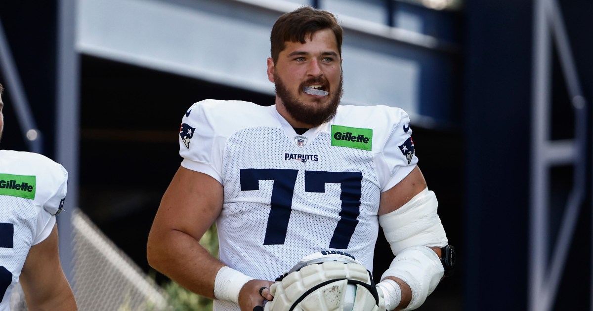 Ben Brown increasingly factoring into Patriots’ O-line mix