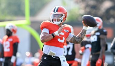 Browns QB competition: How did Dillon Gabriel perform in joint practice? What's Shedeur Sanders' status?