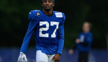 Colts projected starting rookie CB Justin Walley out for season with torn ACL