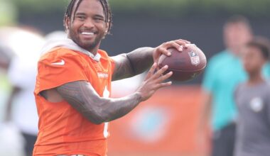 Miami Dolphins depth chart 2025: Preseason Week 1 vs. Chicago Bears leads to initial release