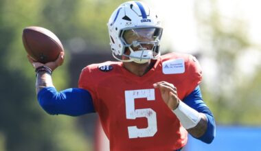 Colts QB Anthony Richardson will start preseason opener against Ravens on Thursday night.