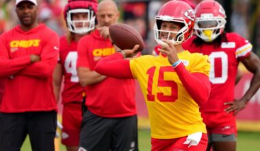 Patrick Mahomes looked in midseason form in Tuesday’s practice look