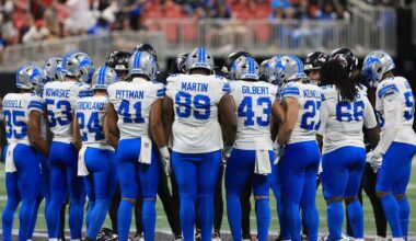 Lions vs. Falcons snap counts: Position battle observations