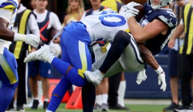 Which Rams climbed up the depth chart after season opening win?