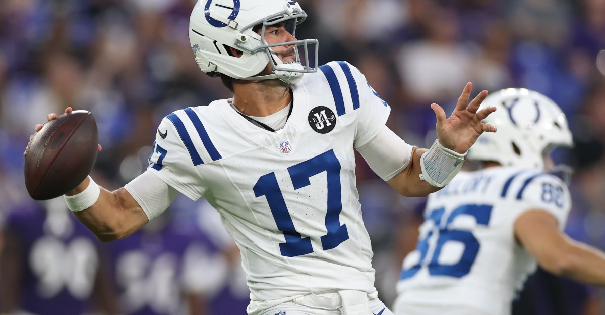 Colts’ Shane Steichen has playing time plan for competing QBs, starters ahead of preseason Week 2
