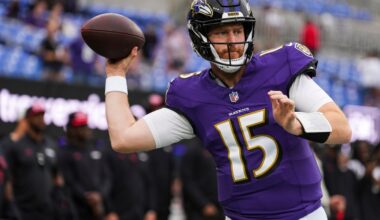 Could backup quarterback become a concern for the Ravens?