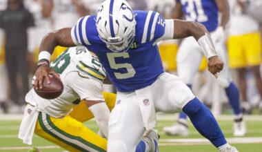 Colts fall to Packers, 23-19, as QB1 competition nears end