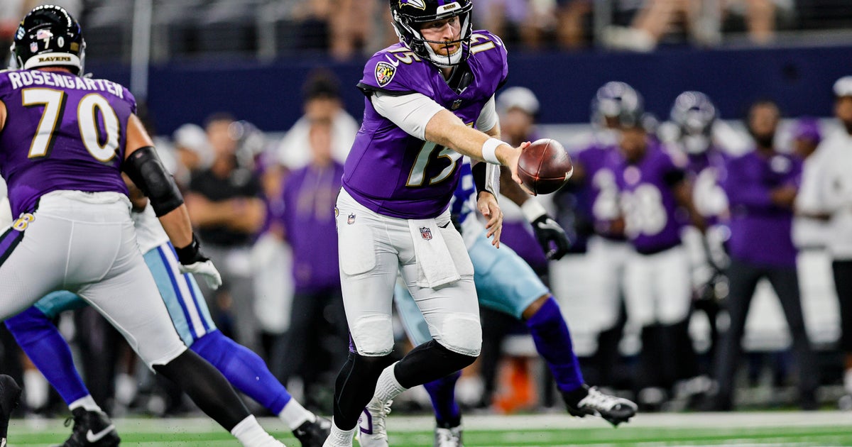 Cooper Rush throws TD, pick-six in preseason return to AT&T Stadium as Ravens rout Cowboys 31-13