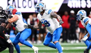 Brad Holmes confident in Tate Ratledge at RG, won’t rule out a future at C